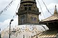 Die Swayambunath Stupa